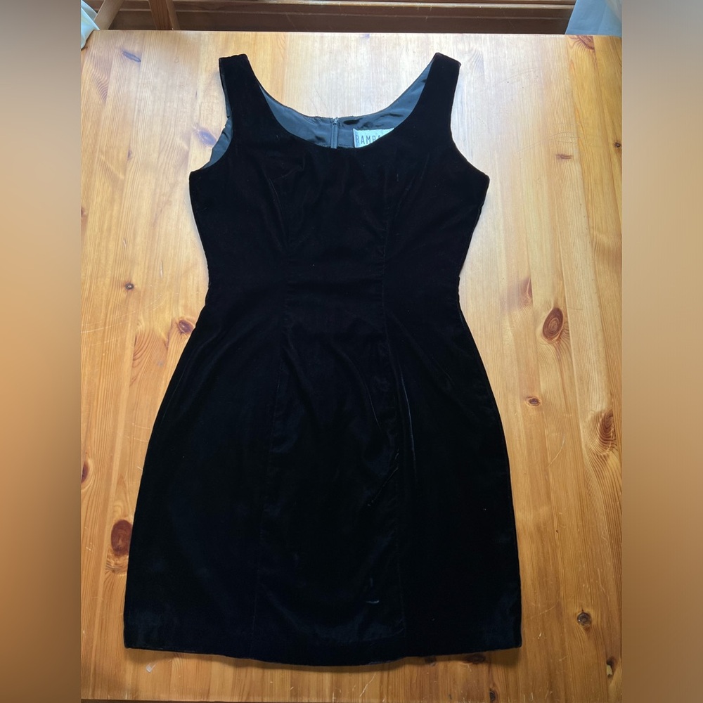 Velvet mini dress